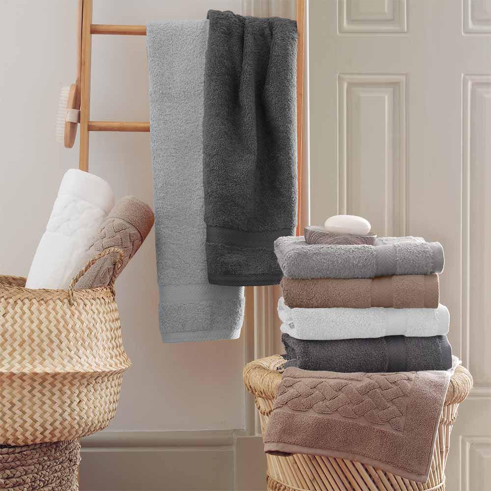 Serviette de toilette coton 650g/m² Palace - Label Naturel
