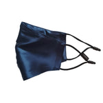 Seidenschutzmaske Marineblau