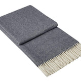 Plaid pure laine Mérinos & Cachemire Ossau uni - Label Naturel