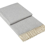 Plaid pure laine Mérinos & Cachemire Ossau uni - Label Naturel