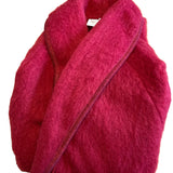 Robe de chambre croisée col châle poignets revers Griotte (10/23) / S déclassé - MS299