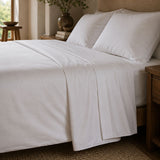 Drap plat percale de coton bio