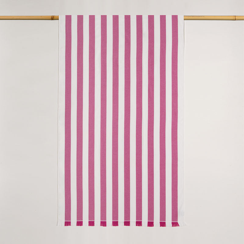 Fouta rayures colorées Biarritz