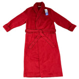 Robe de chambre croisée col châle poignets revers Griotte (10/23) / S déclassé - MS127