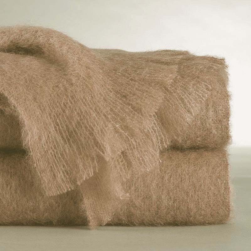 Plaid en laine mohair Hiver 320g