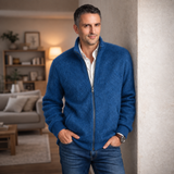 Blouson zippé 100% laine des Pyrénées