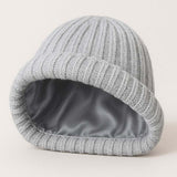 Bonnet hiver soie et cachemire