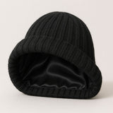 Bonnet hiver soie et cachemire