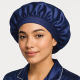 Bonnet de nuit en soie