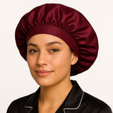 Bonnet de nuit en soie