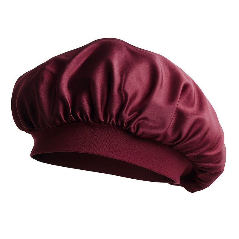 Bonnet de nuit en soie
