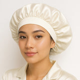 Bonnet de nuit en soie