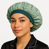 Bonnet de nuit en soie