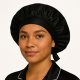 Bonnet de nuit en soie haut de gamme