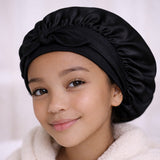 Children's silk night cap