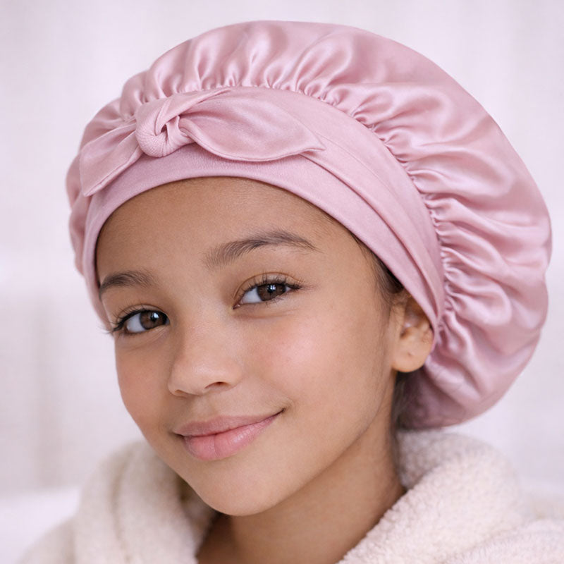Bonnet de nuit en soie Enfant