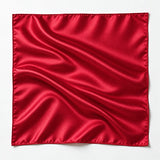 Carré de soie Rouge confectionné en France 🇫🇷