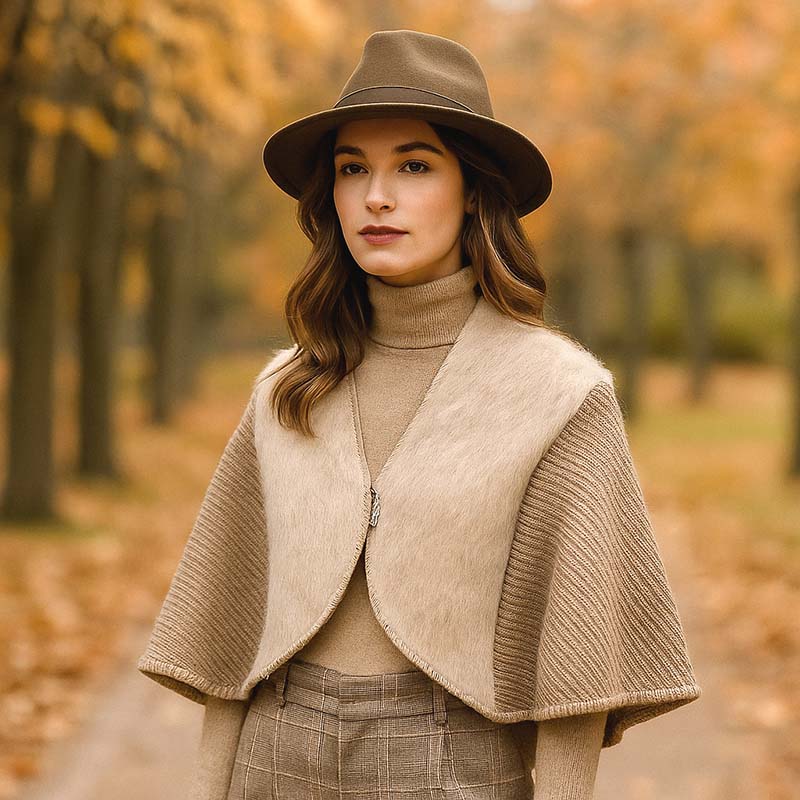 Chauffe-épaules 100% laine des Pyrénées