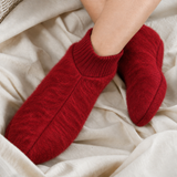 Chaussons unis ou écossais 100% laine des Pyrénées