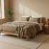 Couverture en laine dans une chambre chaleureuse