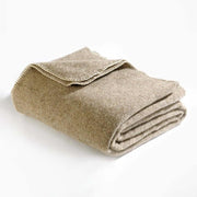 Plaid reine ökologische Wolle 400g einfarbig - Label Naturel