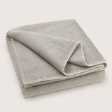Couverture pure laine écologique Hiver 400g unie