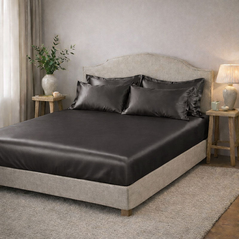 Drap housse en soie 22 mommes