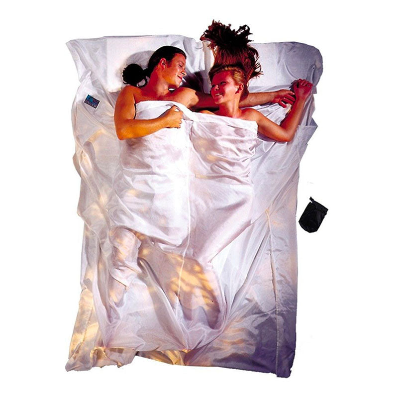 Drap de sac de couchage en soie double - 2 personnes - Cocoon - Maison de la soie