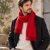Merino wool scarf made in France