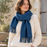 Merino wool scarf made in France