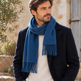 Merino wool scarf made in France
