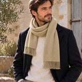Merino wool scarf made in France