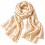 Foulard en soie Champagne confectionné en France 🇫🇷