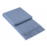 Plaid pure laine Mérinos & Cachemire Ossau uni