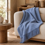 Plaid pure laine Mérinos & Cachemire Ossau uni