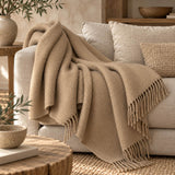 Plaid Lescun chevrons en pure laine vierge