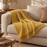 Plaid Lescun chevrons en pure laine vierge