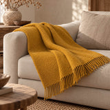 Plaid Lescun chevrons en pure laine vierge