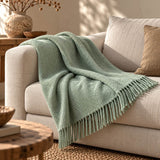 Plaid Lescun chevrons en pure laine vierge