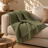 Plaid Lescun chevrons en pure laine vierge