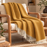 Throw Double herringbone Gavarnie in pure new wool