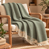 Throw Double herringbone Gavarnie in pure new wool