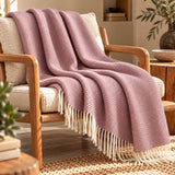 Throw Double herringbone Gavarnie in pure new wool