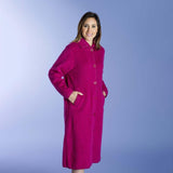 Robe de chambre boutonnée 7/8 ème Océan (10/15) / S déclassé - MS302