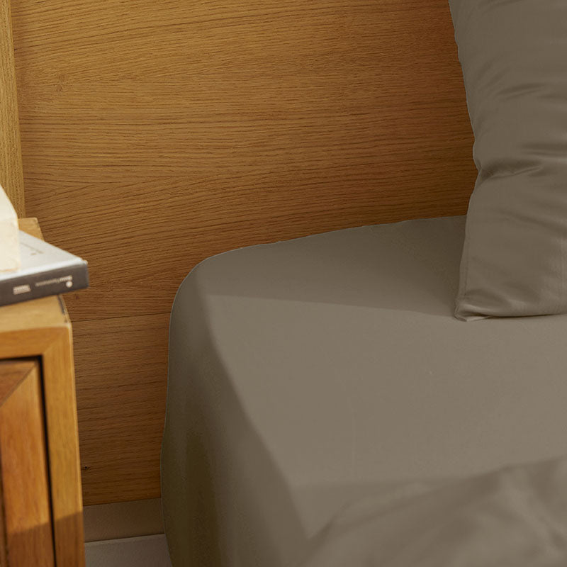 Drap housse satin 100% coton bio Signature