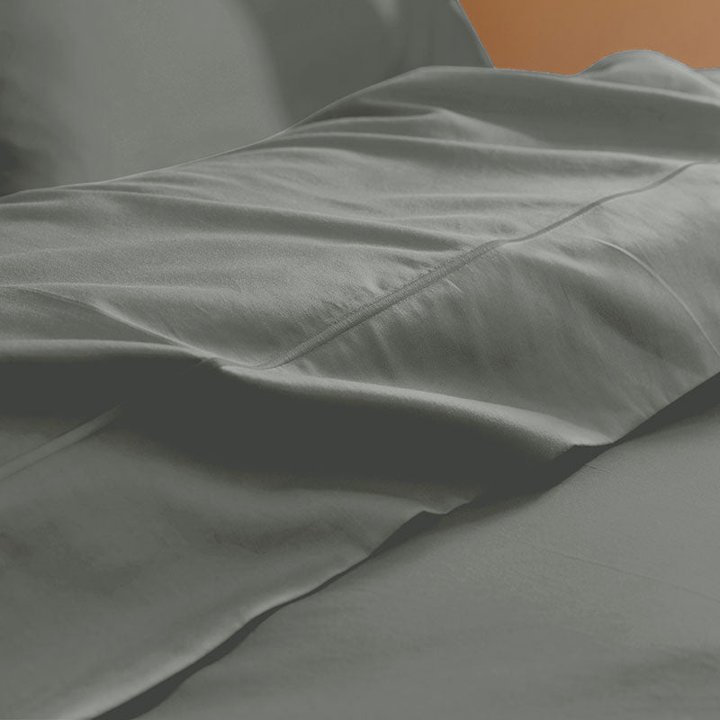 Drap plat satin pur coton bio Signature