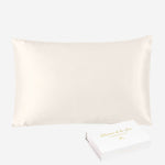 Taie d'oreiller en soie sans volant 30 mommes - Maison de la soie