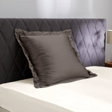 Funda de almohada de seda con volante 19 mommes - Maison de la soie
