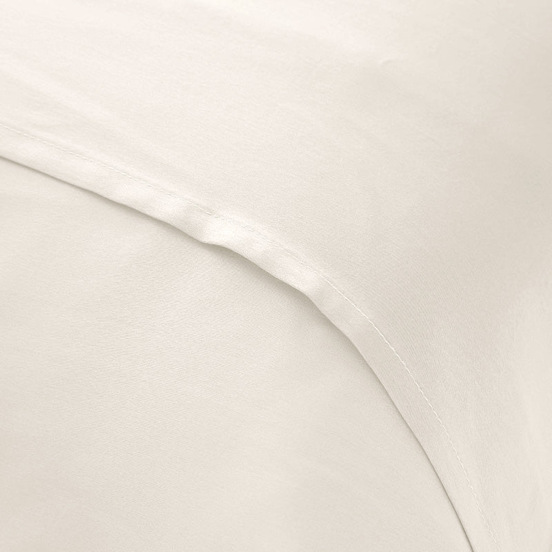 Taie d'oreiller en soie avec volant 19 mommes - Maison de la soie