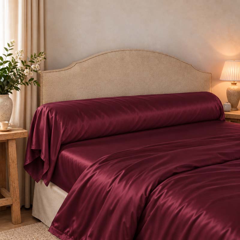 Silk bolster case mulberry 22 mommes